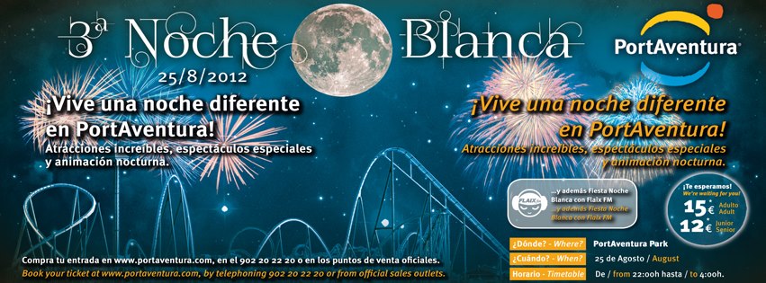 noche blanca portaventura 2018